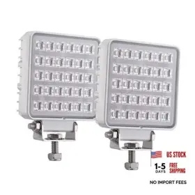 Raycharm 2 1220-30w-white Offroad 4.5 Inch Square Led Work Flood Beam White Finish
