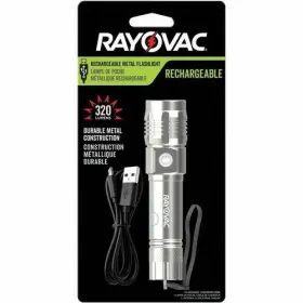 Rovvnhal8h Rayovac 012800536269 Led Metal Rechargeable Flashlight
