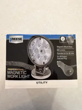Reese 8611100 Professional Magnetic Led Work Light 800 Lumens Brand New