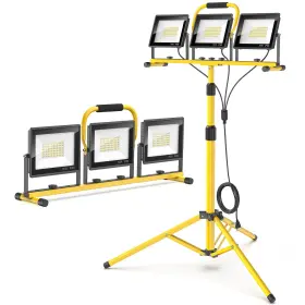 Lq25-210w Refdaq 21000lm Led Work Lights With Stand 3 Head Portable Light 16.5ft Co