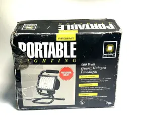 Wmp010072 Regent Lighting Pq25 Portable 500 Watt Quartz Floodlight -