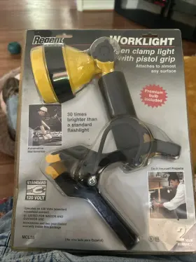 Mcl35 Regent Mcl50 Vintage 1998 Pistol Grip Clamp Work Light 35-watt Nos Sealed