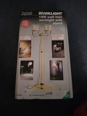 Tqs1000 Regent #tqs1000 - 1000 Watt Twin Work Light With Stand New