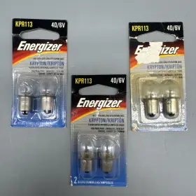 Kpr113 Replacement / Non-oem Lot Of 6 Energizer Volt 4 D Cell Lantern Flashlight Bulbs 4.8 V Volts 0.75a