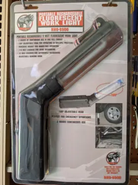 Rho-8900 Rhino Tools 663126089009 Rechargeable Fluorescent Work Light