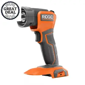 Ridgid 445032640641 18v Cordless Led Work Light Durable 400 Lumens Clear White Tool Only