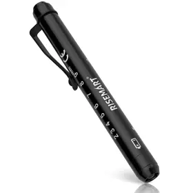 B-101202 Risemart Pen Lights For Nurses Reusable Medical Light With Pupil Gauge An