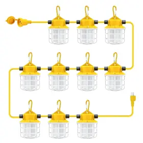 Riuvao 771077305380 100ft Led Construction String Lights 150w 15000lm Super Bright St
