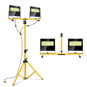 Twd200 Riuvao 40000 Lumen Led Work Lights With Stand 2 Head Tripod Light Switch Ip