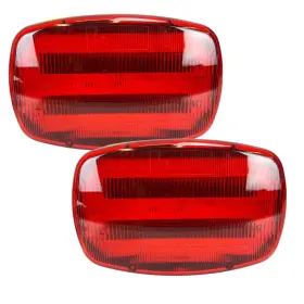 B00rdq4ejc Road Genie 2 Pack Safety Double Function Led Light In Red 6.5 Inch X 4 1.5 Magnetic