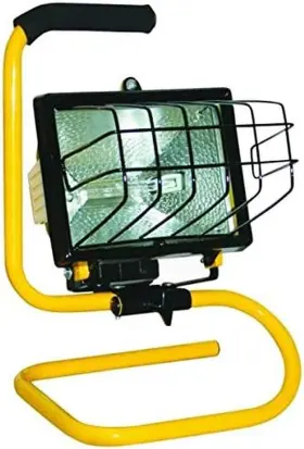 Rmg-wl500 Rocky Mountain Goods Halogen Worklight With Stand/handle - 500-watt Portable Han