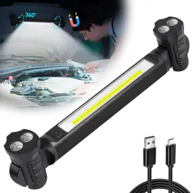 Jf728au Ropelux Work Light 2500lm Ultra Bright 5200mah Rechargeable Led Lights Magnet Jf728au Ropelux Work Light 2500lm Ultra Bright 5200mah Rechargeable Led Lights Magnet
