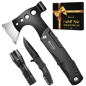 Rt-tz03-2 Rovertac Multitools Gift Set 11-in-1 Multi Tool Axe Led Flashlight Tactica