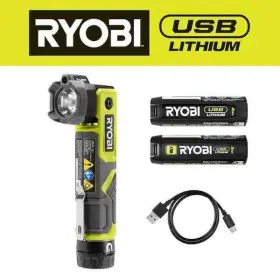 Ryobi 033287232192 625 Lumens Headlight Kit With 2.0 Ah Usb Lithium Battery And Cable