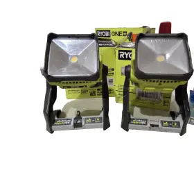 P721 Ryobi Parts - Bundle Of 2 18v Hybrid Led Work Light Tool Only