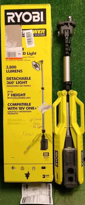 Pcl691b Ryobi One Cordless Hybrid Tripower Tripod Led Light Tool Only Read