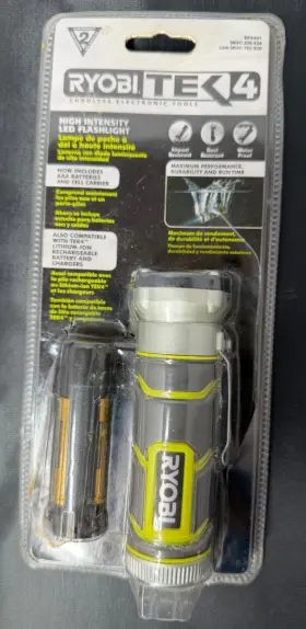 Rp4401 Ryobi Tek4 Led Flashlight / Aaa Battery Adapter - Rare Open Box