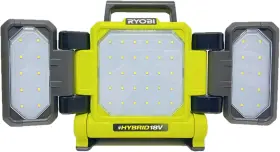 Ryobi Tools 445005245286 Oneand 18v Cordless Hybrid 3000 Lumens Led Panel Light Tool Only