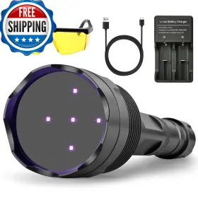 B0dk8rbjwq Saoprkler Uv Light Flashlight365nm High Power Upgraded Flashlight For Gem