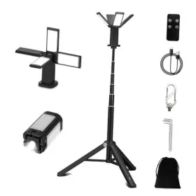 Z3-001 Sb Camping Light With Stand Telescopic Rechargeable Led Work Lights 4000lm