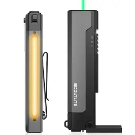 Scoutlite B0f9lbv82t Vario Gb 2000 Edc Flashlight Green Beam White And Warm Led Combo
