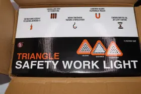 Fl9039or-smd Se 12-pk Triangle Safety Work Light 39 Led