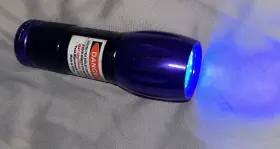 302481 Shawshank Ledz Scorpion Master 9 Led Uv Blacklight Flashlight Tested Working Good Light
