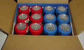 Shawshank Ledz Inc 852879002933 Led Pivot Work Lights With Hook And Magnet Box Of 12 New