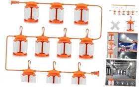 300w Shenzhen Yaotiao 710946506985 100ft Construction String Lights Led Industrial Grade 30000lm Super