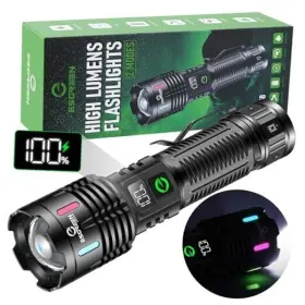 Ed2405b Shenzhenshi Lidabairong Kejiyouxiangongsi Rechargeable Flashlights High Lumens Single 2 Modes Super Bright Led