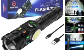 Eg701 Shenzhenshihaimengdakejiyouxiangongsi Rechargeable Flashlights High Lumens 10000 Long Distance Super Bright Led