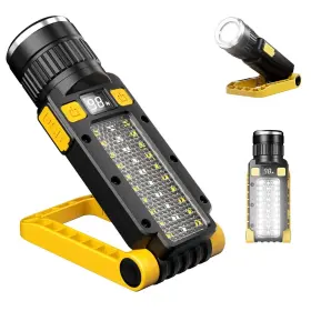 Shilipai 754191699269 Rechargeable Work Light Led Magnetic Mechanic Portable Worklight For Ca