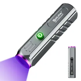 Shilipai 757077430529 365nm Uv Flashlight Rechargeable Small Black Light Powerful Ultrav