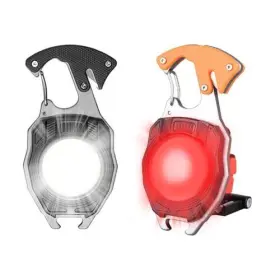 Kl001 Shuofeng 2 Pack Led Keychain Flashlight 2000 Lumens Rechargeable Cob Multicolor
