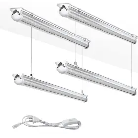 Sky-ytv5000k-4ft-4 Skymoatled 4ft Led Shop Light Garage Lights 50w 5000k 7500lm Daylight White Hanging/surf