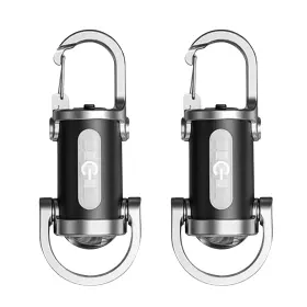 B0fgj3s4gf Skywolfeye 2pk Rechargeable Keychain Flashlights Mini Led Edc Light 6 Modes