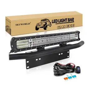 02-9d-570-c Skyworld Bk Lk003qb Led Light Bar 23 Inch 570w Spot Flood Combo Beam Work Driving Lamp With