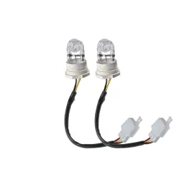 Smallfatw 435315077195 White Light Hide Away Strobe Bulbs For 80w / 120w 160w Kits Headlight Repla
