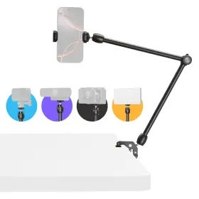Smallrig Sr5624 Desktop Arm Support With Crab-shaped Clamp Kit Aluminum Alloy 24.3x4.5x1.1