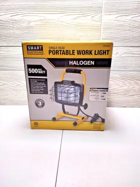 370-5031 Smart Electrician Halogen 500 Watt 7800 Lumens Work Light