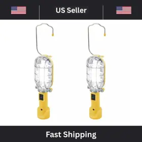 81800 Smart Electrician Handheld 200 Lumen Led Work Light 2 Pack Aaa Battery Swivel Hook And Magnetic Base