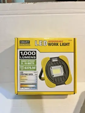 Smart Electrition 848948022728 Portable Rechargeable 1000 Lumen Worklight Led Super Bright New
