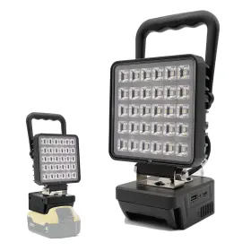 Cl03 Smixctek Cordless Led Work Light For Dewalt 18v/20v Battery 45w 4200lm Flood Lamp Wit