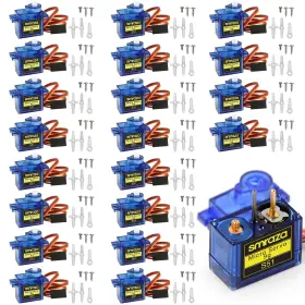 S51sf Smraza 20 Pcs Sg90 9g Micro Servo Motor Kit Metal Gear For Arduino Projects