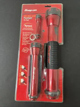 Snap-on 099198922461 Tools Tri-pack Flashlight Model 92246 Factory Sealed With Xenon Bulb