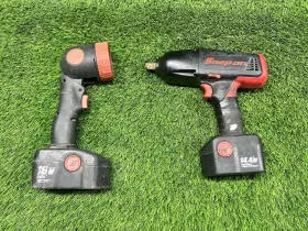 Ct4850h0 Snap-on 18v 1/2in Electric Impact And Flash Light Includes 2x Batteries Untested