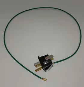 11101059 Southwire Replacement Male Inlet Plug With Ground Wire For Wobble Light