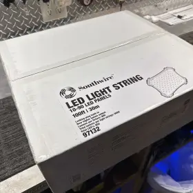 97132 Southwire Cep 2500 Lumens Led Yellow Temporary String Light