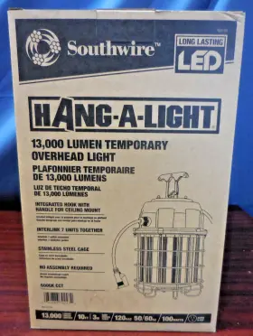 T60100 Southwire Hang A Light 13 000 Lumens Temporary Overhead