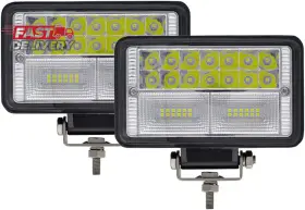 Stdysun 445017263261 Led Tractor Work Lights 2pcs Approx 6inch Combo Beam Driving